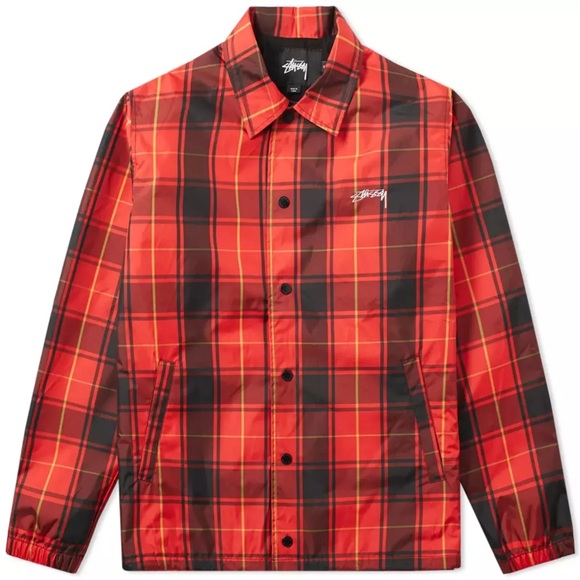 Stussy Cruize Coach Jacket Plaid - Picture 2 of 16